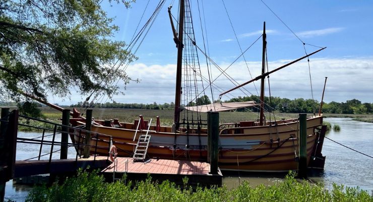 Charles Towne Landing boat