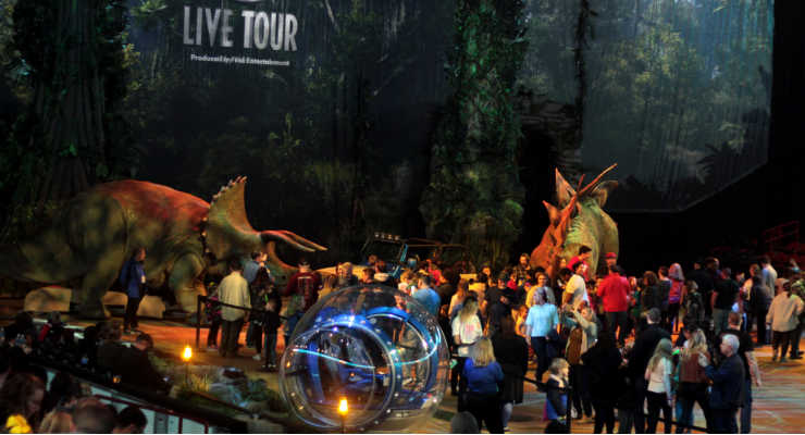 Jurassic World Live dinosaurs