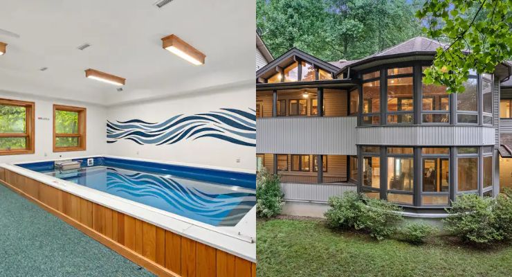 Hendersonville, North Carolina vacation rental with private indoor pool.