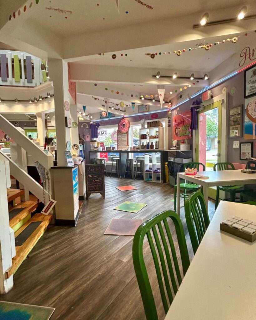 Inside Annie's Hot Donuts