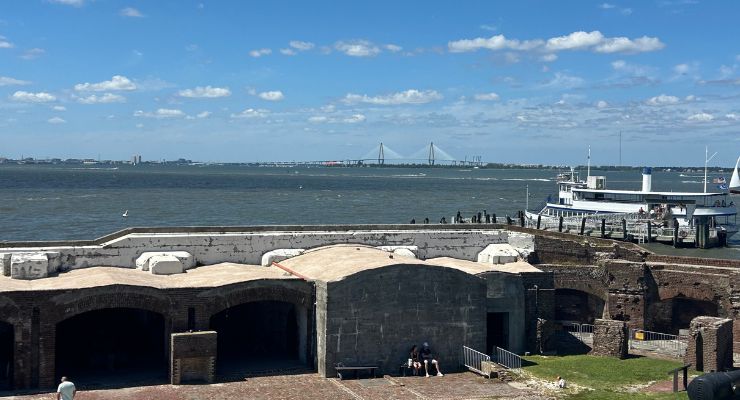 View of Charleston from For Sumter