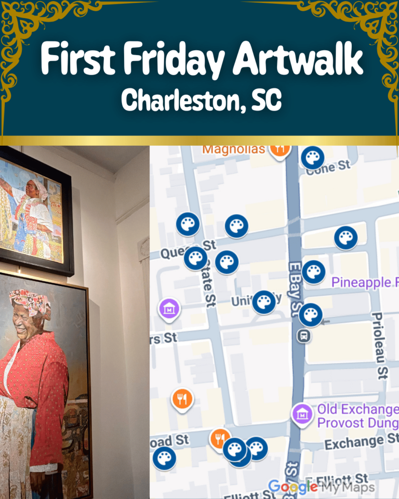 First Friday artwalk Charleston