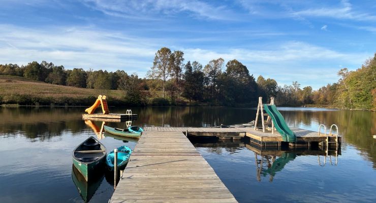 Orchard Lakes Campground lake fun