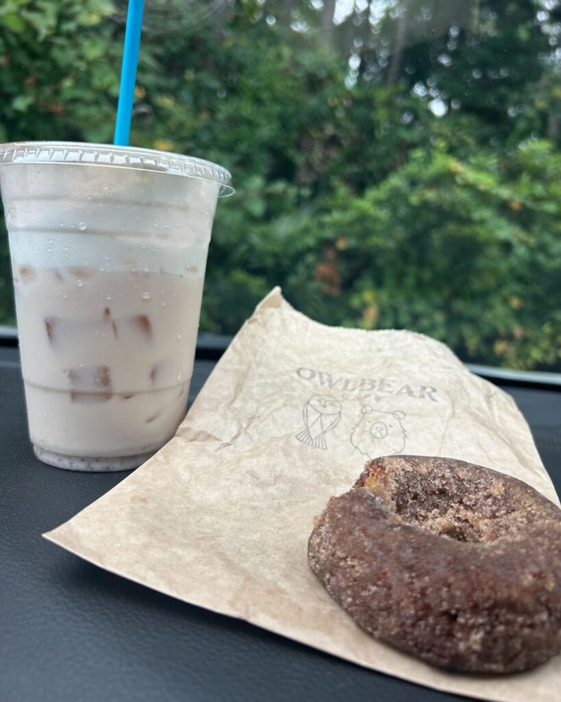 Owlbear Cafe apple cider donut
