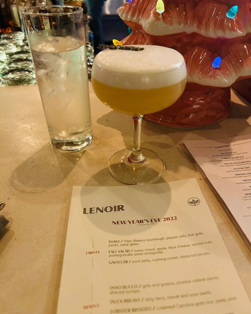 Date Night cocktails at Lenoir in Charleston, SC