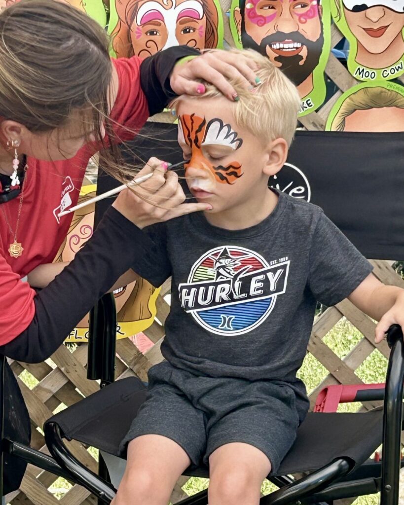 Strawberry Festival face painting