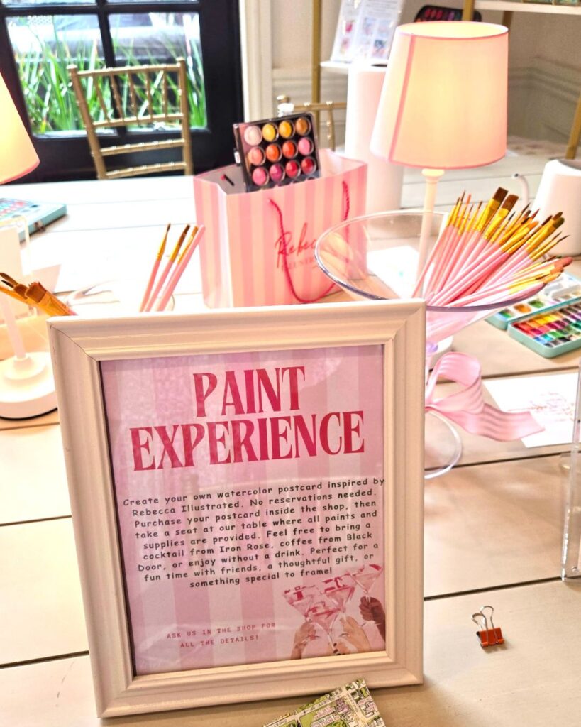 Ready to paint, Paint Experience sign in Charleston, SC