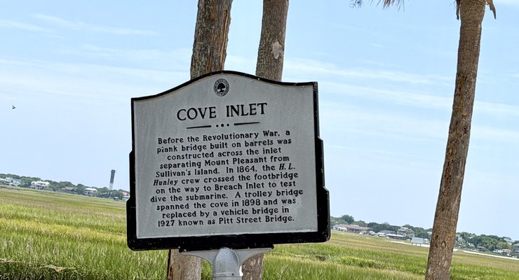 Historic Pitt Street Bridge site in Mount Pleasant SC