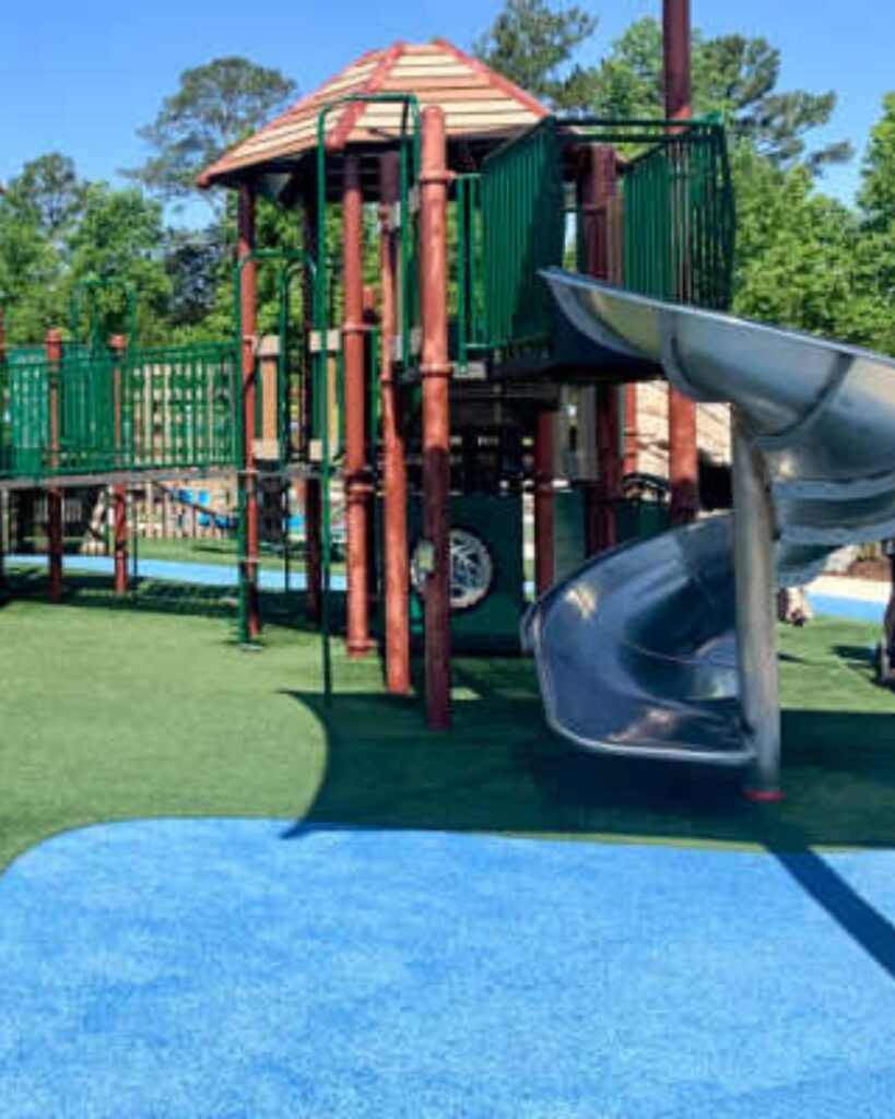 Leo's Landing playground at Saluda Shoals