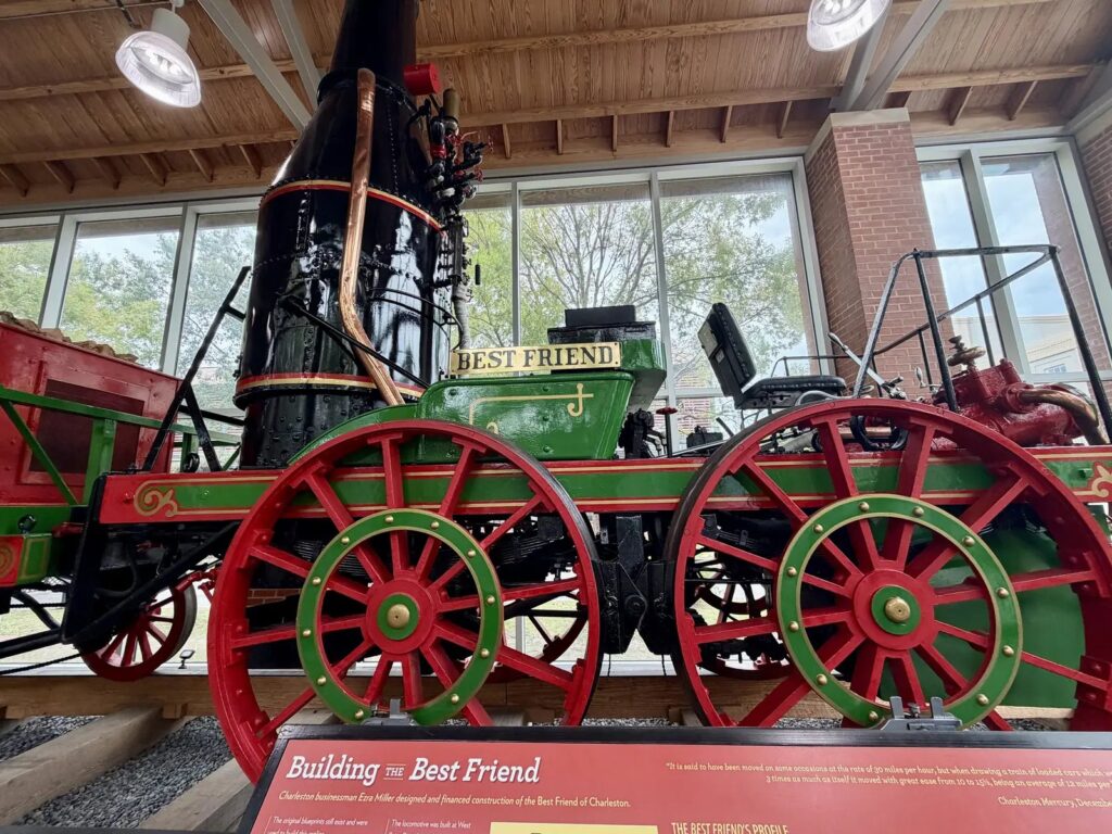 Children enjoying the Best Friend Train Museum in downtown Charleston SC