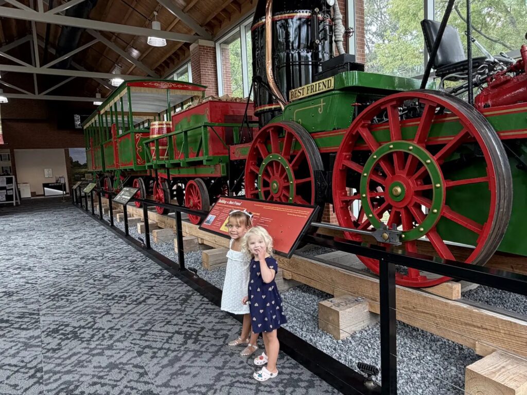 Best Friend Train Museum replica steam locomotive, downtown Charleston SC
