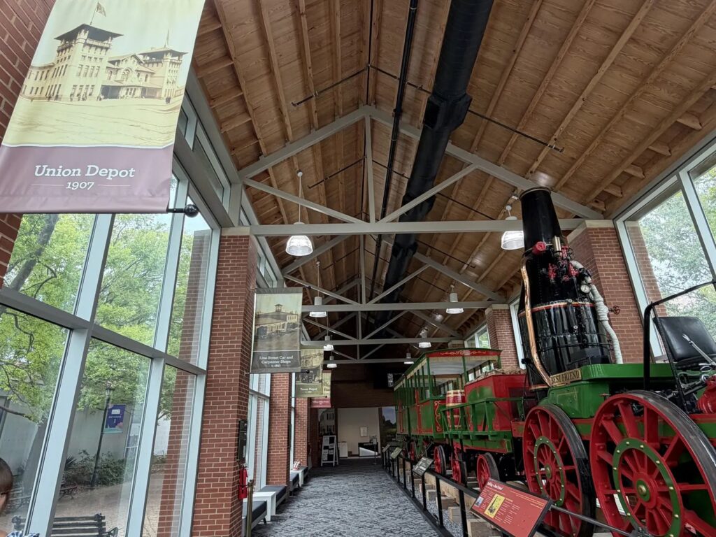 Children enjoying the Best Friend Train Museum in downtown Charleston SC