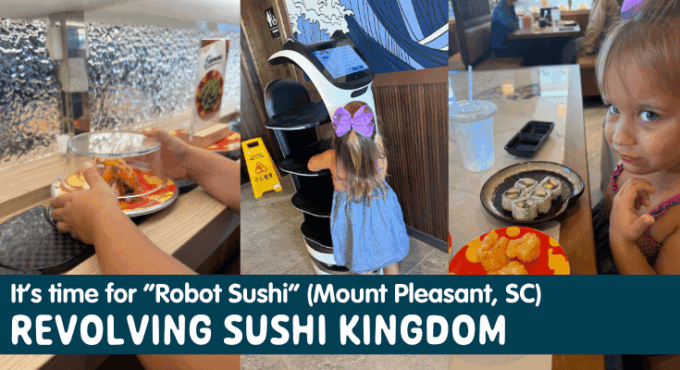 Is this the coolest restaurant for kids in Mount Pleasant, SC? Revolving Sushi Kingdom